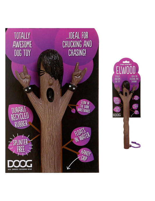 DOOG Kastepinden "Elwood The Awesome Stick" til hunde og hvalpe - Luksuspoter.dk