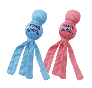 KONG Hvalpelegetøj "Wubba" - Luksuspoter.dk