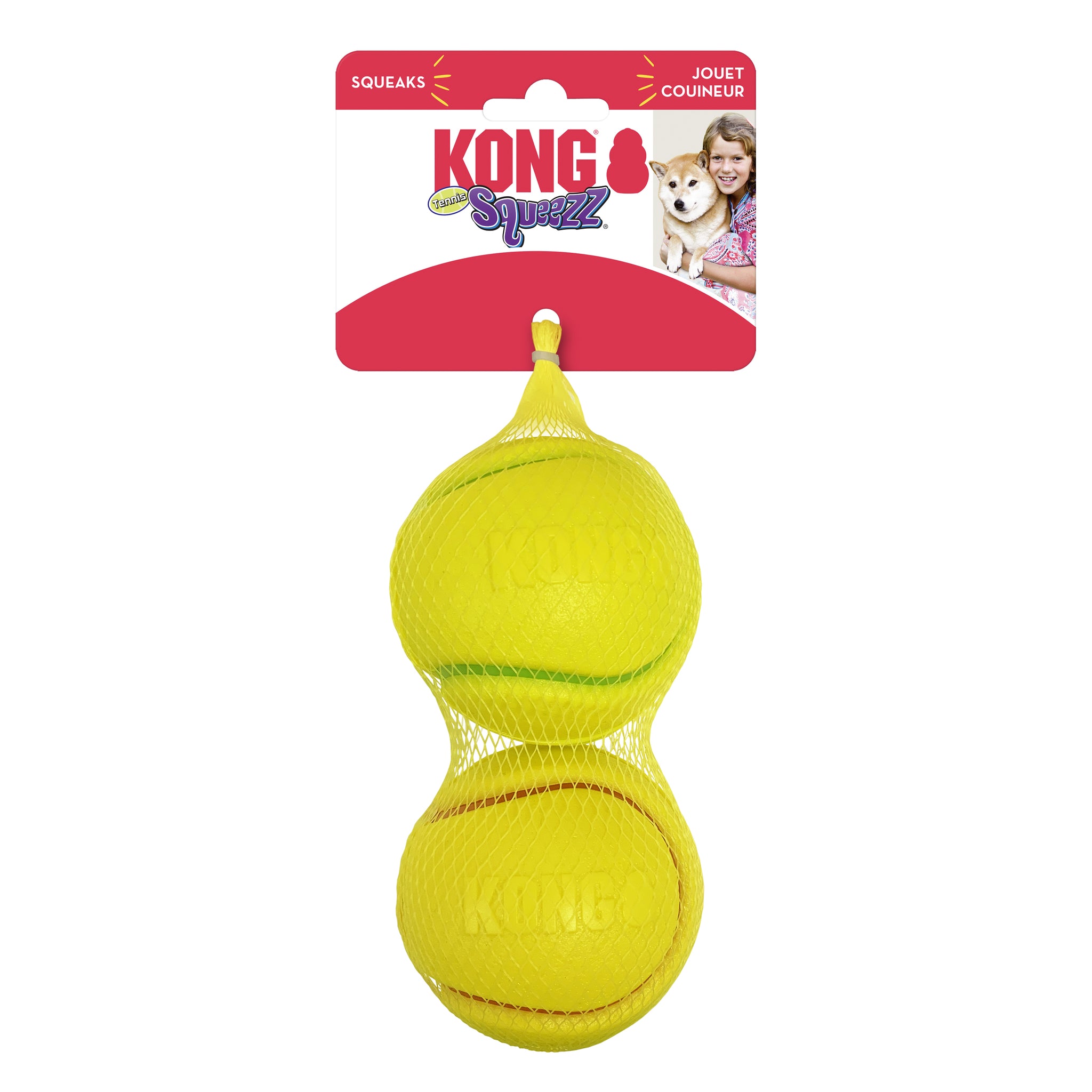 KONG Tennisbolde legetøj "Squeezz"