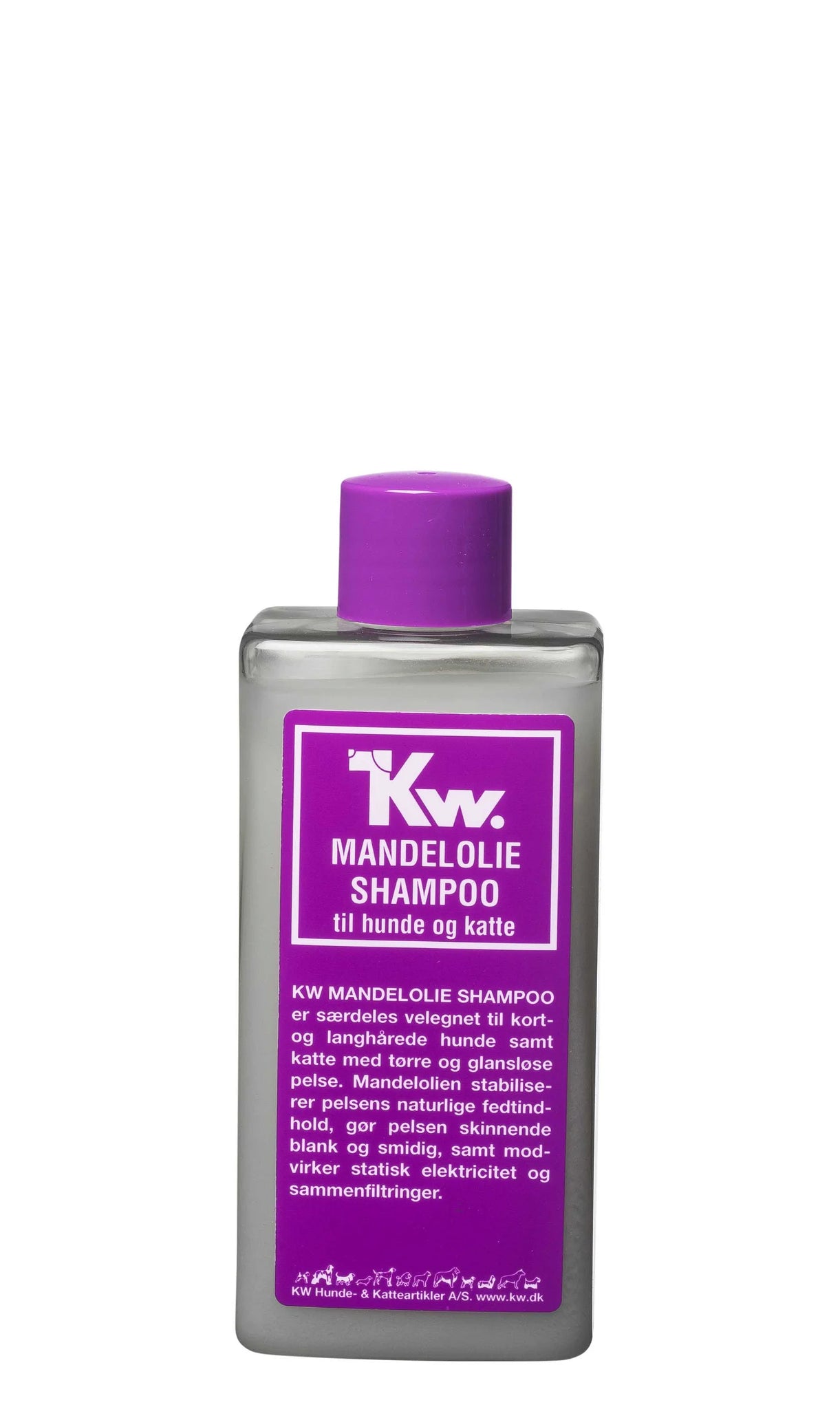 KW Mandelolie shampoo, 200 ml - Luksuspoter.dk