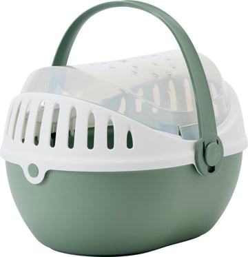 Savic Elmo Transportboks 🐶✨ Pink eller grøn. Komfortabel & Sikker Transport til Hund