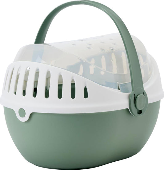 Savic Elmo Transportboks 🐶✨ Pink eller grøn. Komfortabel & Sikker Transport til Hund