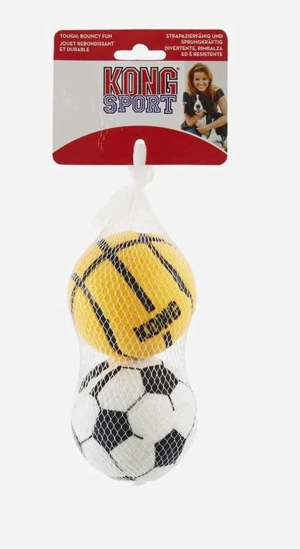 KONG hundelegetøj "Sports bolde" 1-3 bolde i hver pakning - Luksuspoter.dk