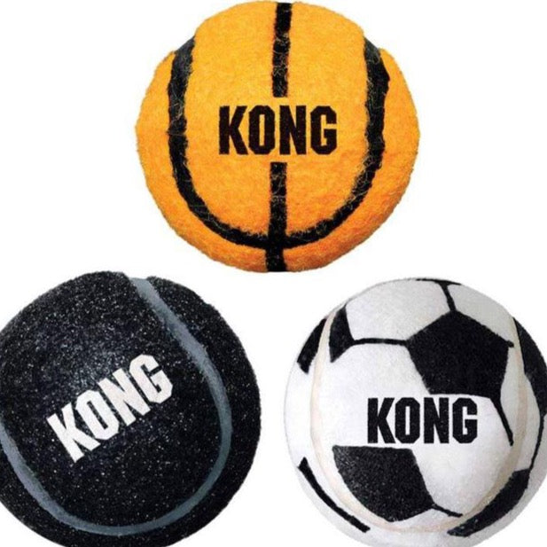 KONG legetøj "Sports bolde" 1-3 bolde i hver pakning