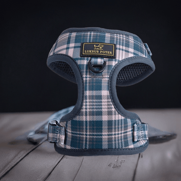 "The Big Boss" sele fra Luksuspoter – grå, blå og rosa nuancer med justerbare remme og ekstra ring