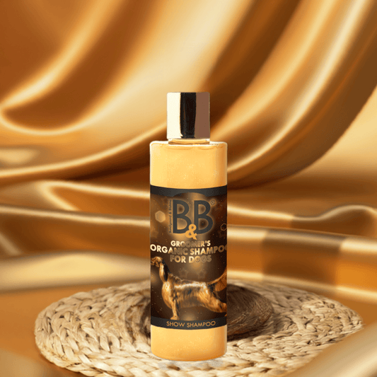 ✨🐶 B&B Økologisk Show Shampoo – Glans, Volumen & WOW-effekt 🌟🍑