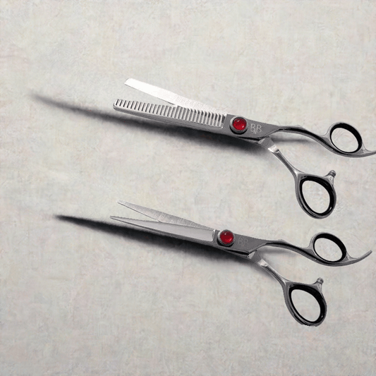 B&B Professionelt Saksesæt ✂️🐾 – Skarpe & ergonomiske hundesakse