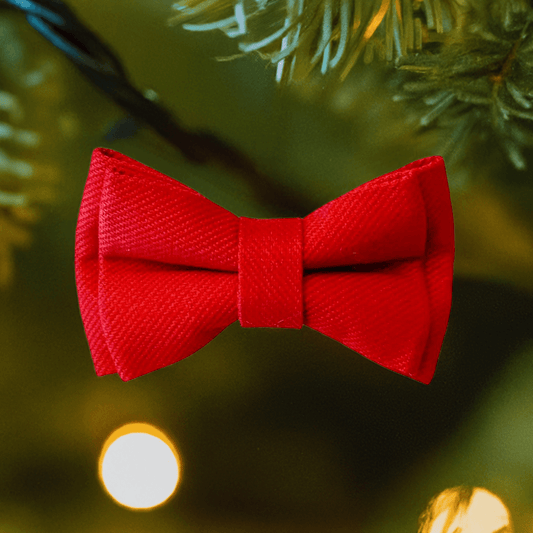 🎀 Companion XMAS Butterfly – Festlig sløjfe til hunde 🐶✨