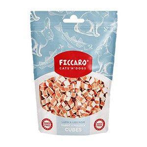 Ficcaro "Rabbit & Pollock Cubes" - Luksuspoter.dk