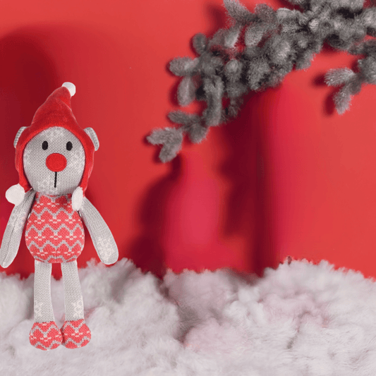 Flamingo Julebamse med Pivelyd – Sjov Juleleg til Hundehvalpe 🎅🐾