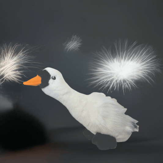 Kw Plush Migratory Bird Swan W/Sound 35 Cm