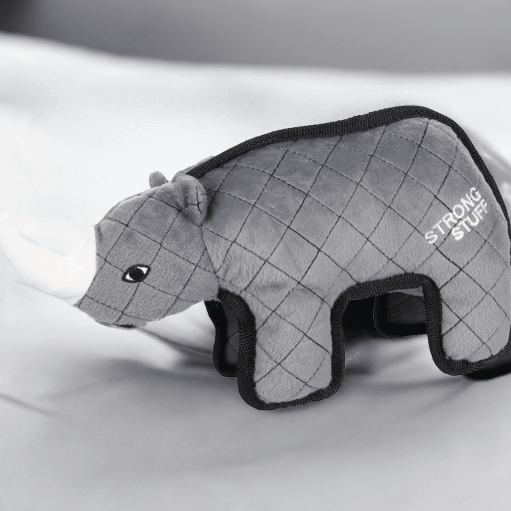 Strong Stuff teddy bear "Hippo" - Chew-resistant