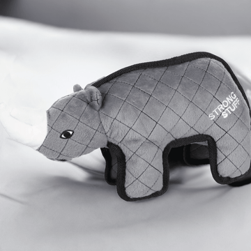 Strong Stuff teddy bear "Hippo" - Chew-resistant