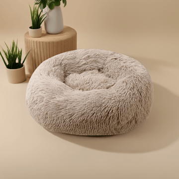 Luxury paws donut basket "Khaki"