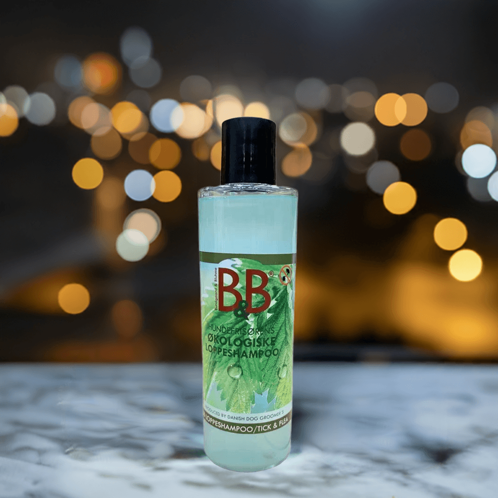 B&B Økologisk loppeshampoo til hunde og hvalpe