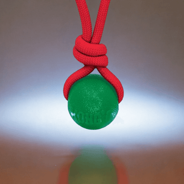 KONG Dog Toy "Holiday Jaxx Brights Tug w/Ball"