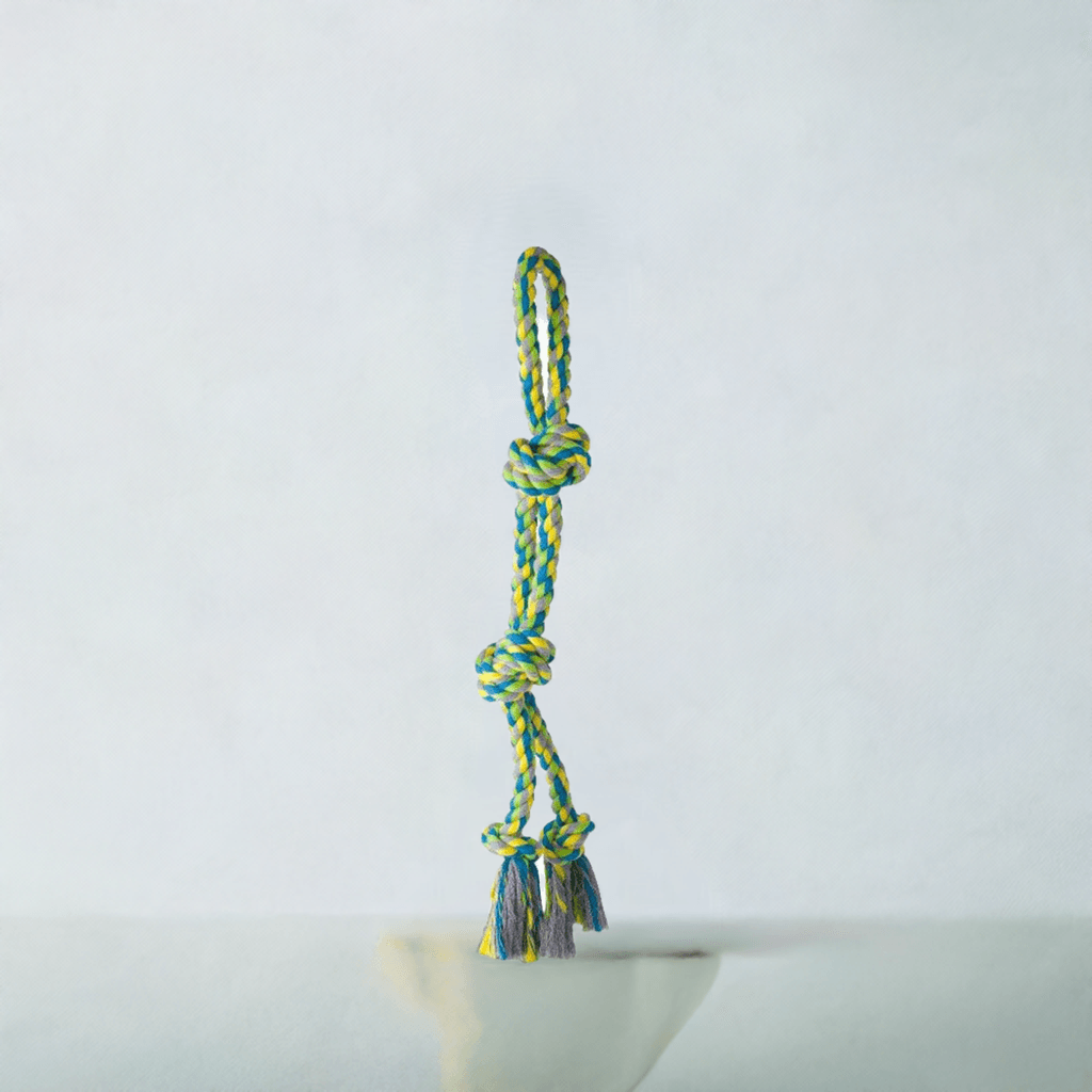 KW Multicoloured Double Rope with 4 Knots