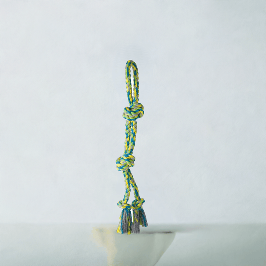 KW Multicoloured Double Rope with 4 Knots