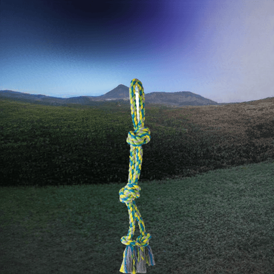 KW Multicoloured Double Rope with 4 Knots