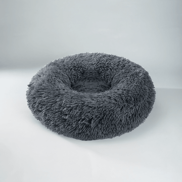 Luksuspoters donut hundekurv "Mørkegrå"
