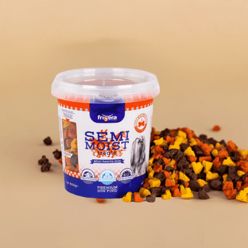 Frigera Semi-Moist soft mini heart mix, 500 grams, made in Europe - NEW
