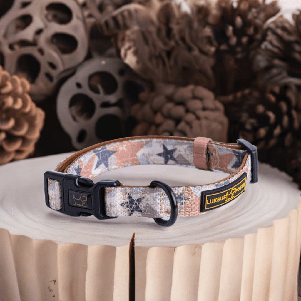 🌟 Halsbånd "The Bright Star" – Skinnende stil og komfort i ét 💫 Et sødt og slidstærkt halsbånd til den lille stjerne i dit liv fra Luksuspoter!