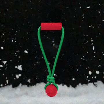 🎄 KONG Holiday Jaxx Brights Tug m/ Bold – Klar til sjov juleleg! Kun 1 tilbage