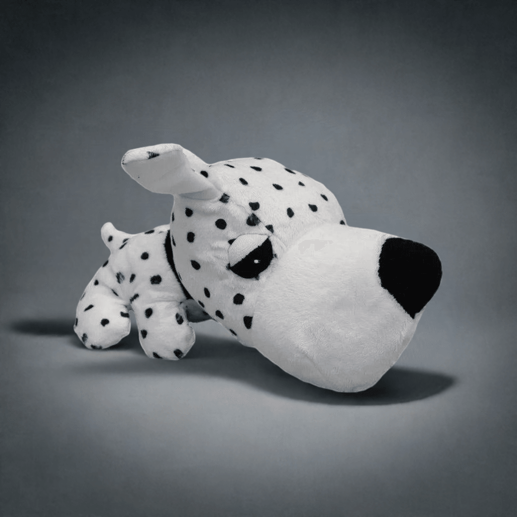 KW teddy bear "Dalmatian Dog with squeak"