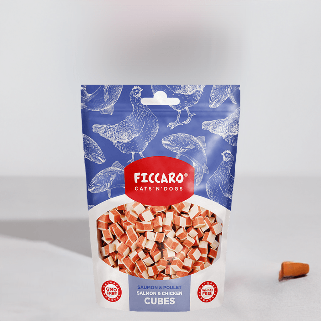 Ficcaro "Salmon and Chicken" Squares