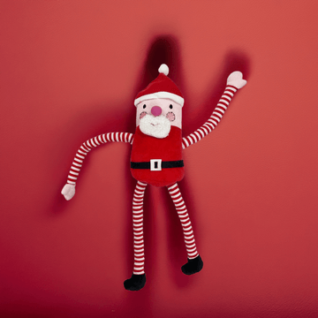 KW teddy bear "Long-legged Santa Claus"