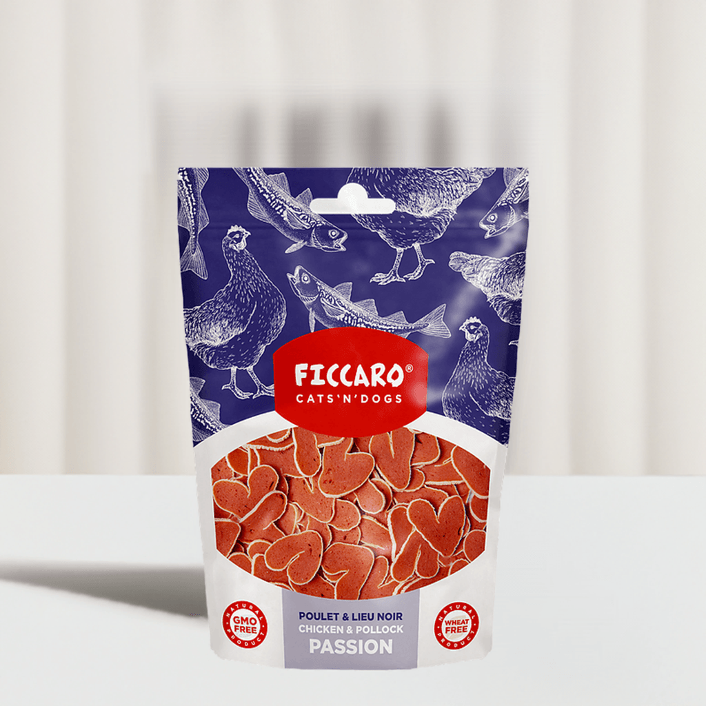 Ficcaro "Chicken and Cod" Heart-shaped 