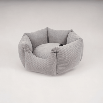 Nordic Paws Dog Bed "ComfyHex", Light Grey NEW