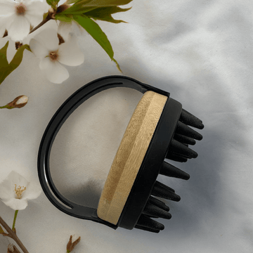 B&amp;B Luxury Massage Brush 2in1, Bamboo 