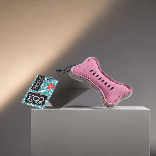 🦴 G&W Pinkie Bone – Miljøvenligt tyggelegetøj i sød rosa 🌸