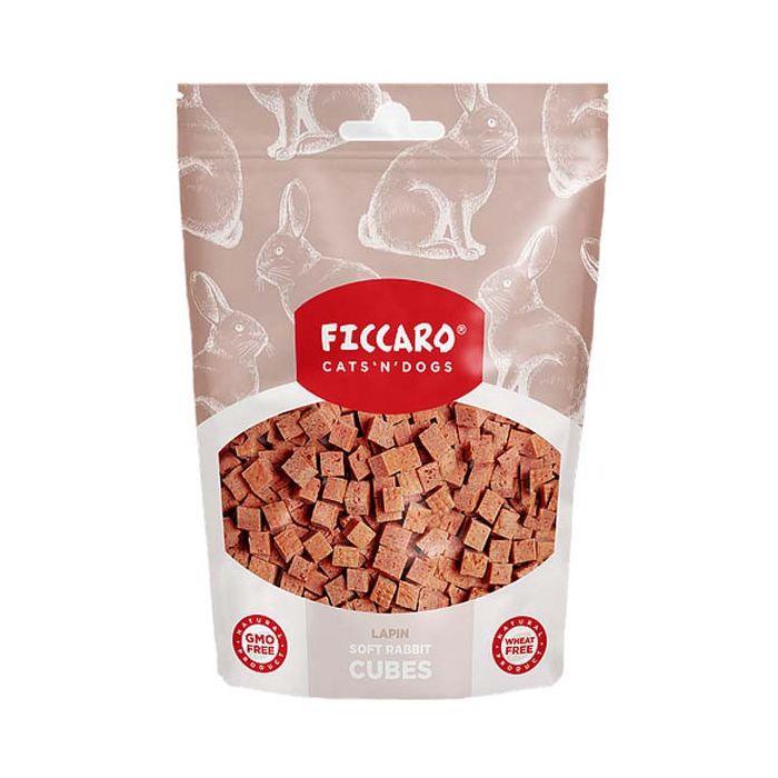 Ficcaro hundegodbidder "soft rabbit cubes" - Luksuspoter.dk