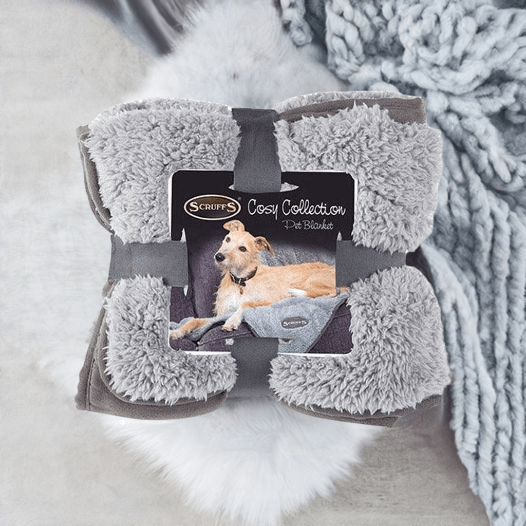 Scruffs Cosy hundetæppe med blød fleece og mikroruskind – 110x72,5 cm