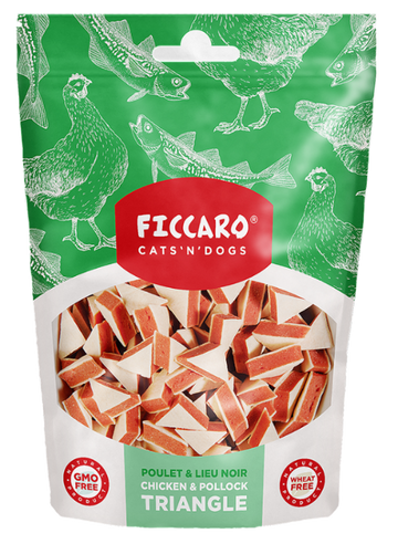 Ficcaro "Kylling og sej trekanter"