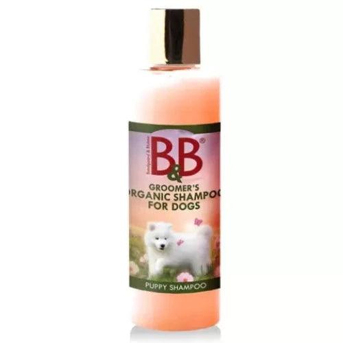 🐶 B&B Økologisk Hvalpeshampoo – Blødgørende med Mandelolie 🌿