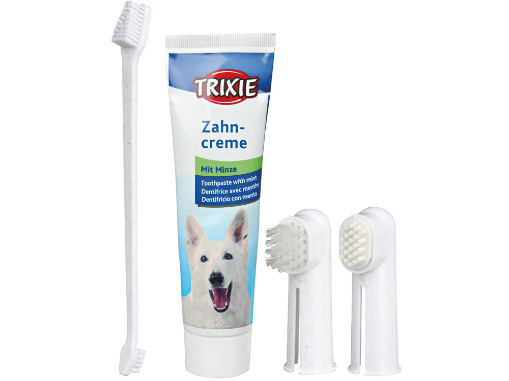 Trixie tandplejesæt med 4 dele